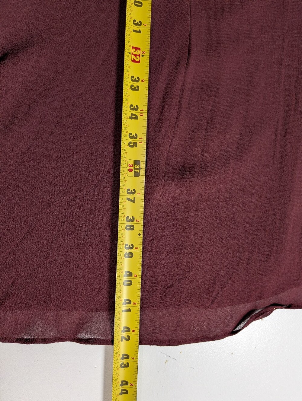 New Wilfred Lina Feminine Wrap Dress Midi Red Rust Size XXS Lined Front Tie - Picture 16 of 16